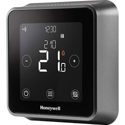 Honeywell Home T6 Wi-Fi Raumthermostat – Wandmontage, mit Kabel-Empfänger, Schwarz