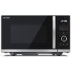 Microondas SHARP QS254AEB (Microondas: 900 W, 10 niveles de potencia, función descongelación, dimensiones: 490 x 288 x 395 cm), negro
