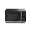Microondas SHARP QS254AEB (Microondas: 900 W, 10 niveles de potencia, función descongelación, dimensiones: 490 x 288 x 395 cm), negro