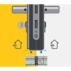 Yale YC1000+ – Locking cylinder, YC1000+ DB 30X40 NI, nickel-plated, high security