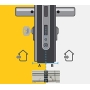 Yale YC1000+ – Locking cylinder, YC1000+ DB 30X40 NI, nickel-plated, high security