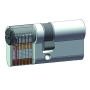 Yale YC1000+ – Locking cylinder, YC1000+ DB 30X40 NI, nickel-plated, high security