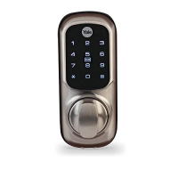 Yale Smart Door Lock, keyless, networked, satin nickel
