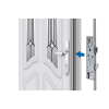 YALE YDM-PRO-PVCU-45 DOORMASTER latch with lever for PVC doors, 2 adjustable hooks and rollers