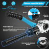 Pipe crimping tool for multilayer pipes with 360° rotating head