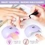 168W UV LED nail lamp