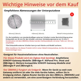 SONOFF Zigbee Funk-Schalter – Smarte Steuerung für Alexa & Google Home