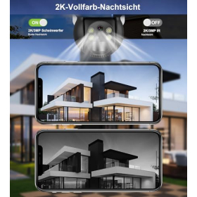 4G Solar Überwachungskamera ANKWAY – 2K, PTZ, Nachtsicht, SIM-Karte