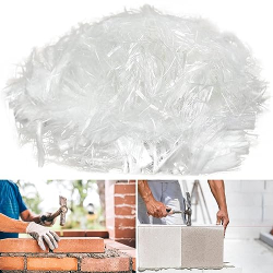 1 kg polypropylene fibers, polyfibers for concrete, mortar, plaster, cement mortar