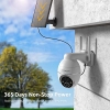 Сонячна PTZ IP-камера TMEZON 2K, нічне бачення, датчик руху, WiFi
