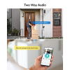 DETATI 2K WiFi Surveillance Cameras, Wireless, Color Night Vision & Alarm Siren