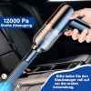 Aspiradora de mano inalámbrica WHJC - 12000 Pa para coche y hogar (limpieza en seco y húmedo)