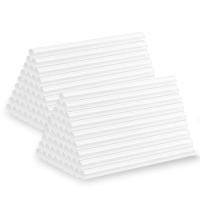 Barras de pegamento termofusible Tilswall de 7 x 100 mm, 100 unidades, barras de pegamento estándar para pistolas de pegamento termofusible.