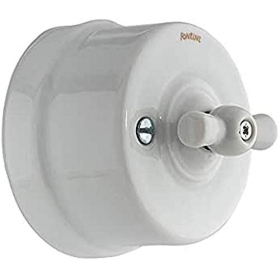 Fontini – Garby Snow white porcelain arch switch