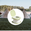 harayaa Folding Potty Chair for Children with Lid for Home and Outdoor, Green