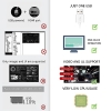 Kit de actualización iHTP para refrigeración de CPU de 2,1 pulgadas y monitor LCD