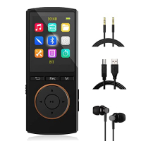 MUSRUN MP3 Player 32GB with BT, FM, Recording & Accessories
