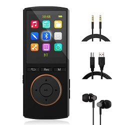 MUSRUN MP3-Player 32GB mit BT, FM, Aufnahme & Zubeh.