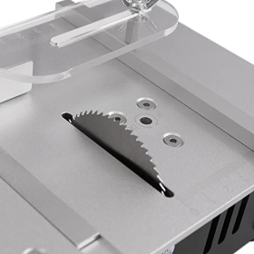 Table Mini Saw, 96W, 5000 RPM, DIY Woodworking Tool, Table Top (Black)