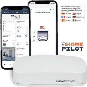 Rollladenmotor Premium Smart M20 HOMEPILOT, 20 Nm mit Hinderniserkennung