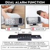 Projektionswecker digital, 7" LED, Dual-Alarm, USB