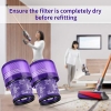 Morpilot - 2 packs de filtros de recambio lavables para aspiradoras