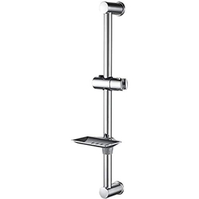 Ibergrif M20802 – Shower rail with holder for soap dish (chrome-plated)