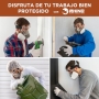 Mascarilla respiratoria RHINO Smart Solutions para pintura, polvo y gases orgánicos A1 | RH-M101 Mascarilla protectora antipolvo reutilizable con gafas, guantes y filtro de carbón activado