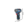 Bosch Professional 06019H3004 12V cordless screwdriver GSR 12V-35 FC (without batteries and charger, in box, Ref. FlexiClick System