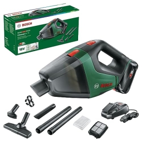 Bosch UniversalVac 18 cordless vacuum cleaner, 2.5 Ah battery, 18 Volt system, in box