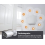 Lupus LE202 WLAN outdoor IP surveillance camera with night vision, metal housing, German data protection