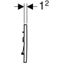 Geberit Sigma30 115.883.DW.1 – WC-Spültaster