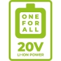 Replacement lithium-ion battery IKRA 20V 2.0Ah LI 22