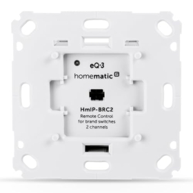 Homematic IP Smart Home 152000A0 - Pulsador de pared para interruptores de marca, control de variadores y termostatos, accesorios para hogar inteligente