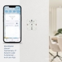 Homematic IP Smart Home 152000A0 – Wandtaster für Markenschalter, Steuerung von Antrieben und Thermostaten, Smart-Home-Zubehör