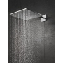 Grohe Rainshower 310 SmartActive CUBE: juego de cabezal de ducha con dos tipos de chorro. Cabezal de ducha de 310 mm, montaje en pared, brazo de ducha de 400 mm (26479000)