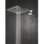 Grohe Rainshower 310 SmartActive CUBE – shower head set with two jet types. 310 mm shower head, wall bracket, 400 mm shower arm (26479000)