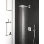 Grohe Rainshower 310 SmartActive CUBE – shower head set with two jet types. 310 mm shower head, wall bracket, 400 mm shower arm (26479000)