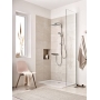 GROHE - Square wall shower 25 cm (1 shower, low flow, anti-scalp system)