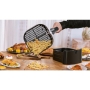 Aigostar Air Fryer 7L, 1900 W, oil-free fryer with 7 functions, LED touchscreen, dual use: with basket or drawer. BPA-free. Recipe book included, non-stick basket, black (IBT)