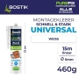 Bostik Purefix Montagekleber – universell, wasser- und UV-beständig, 460 g, weiß