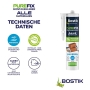 Bostik Purefix Montagekleber – universell, wasser- und UV-beständig, 460 g, weiß