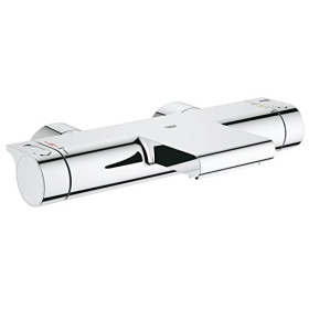 Grohe Grotherm 2000 - Termostato de baño de superficie, acabado cromado, 2"