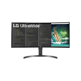 LG 35WN75C-B 35" вигнутий монітор QHD UltraWide (панель VA, HDR10, AMD FreeSync), чорний