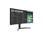 LG 35WN75C-B 88,9 cm (35 Zoll) gebogener QHD UltraWide Monitor (VA-Panel, HDR10, AMD FreeSync), Schwarz