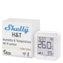 Shelly – Intelligentes Thermometer-Hygrometer mit WLAN und Bluetooth, Temperatur- und Luftfeuchtigkeitssensor mit langer Akkulaufzeit