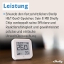 Shelly – Intelligentes Thermometer-Hygrometer mit WLAN und Bluetooth, Temperatur- und Luftfeuchtigkeitssensor mit langer Akkulaufzeit