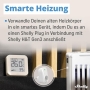 Shelly – Intelligentes Thermometer-Hygrometer mit WLAN und Bluetooth, Temperatur- und Luftfeuchtigkeitssensor mit langer Akkulaufzeit