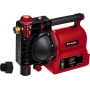 Einhell GE-AW 1042 FS Bomba de riego automática (1050 W, indicador de nivel de agua/suciedad/succión, protección contra vacío, protección térmica o contra quemaduras), rojo/negro