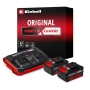 Original Einhell Power X-Change Starter Kit battery and charger